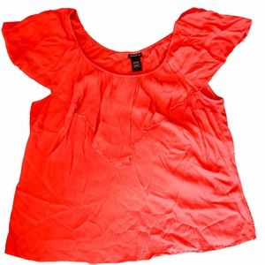 Torrid 1X Ruffle Front Top